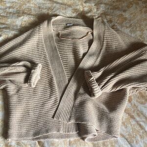 GAP Light Tan Knit Cardigan